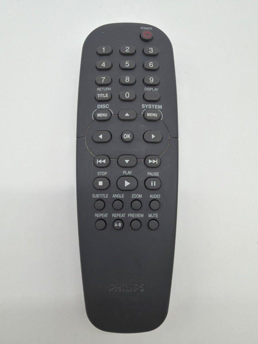 Philips Universal Remote Control RG2K14 Gray For DVD/TV Functionality
